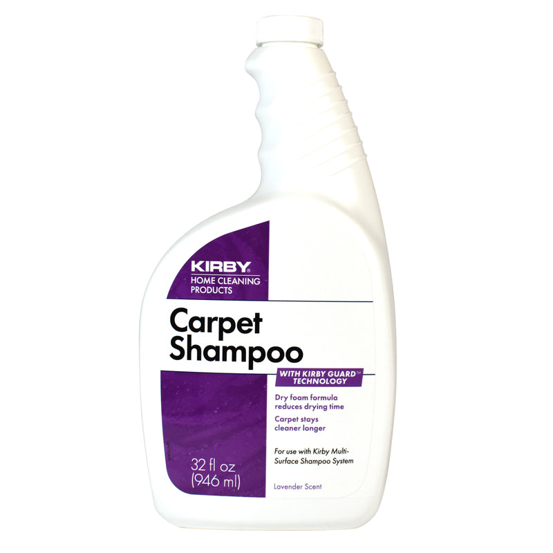 Kirby Cleaner, Carpet Shampoo Scented Allergen 32 oz 12/case, Part 252702SW
