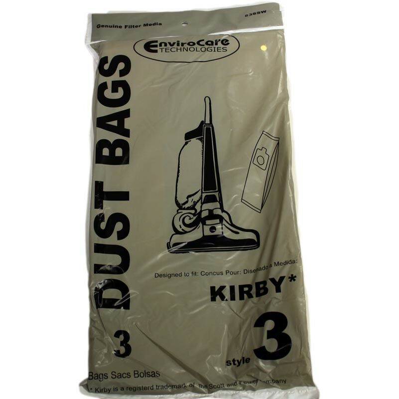 3PK KIrby Upright Heritage II Style 3 Paper Bags part 838sw-1