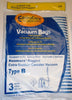 3pk Kenmore Galaxy Type B, 85003 Pemium Micro-Filtration Vacuum Bags, Part 226