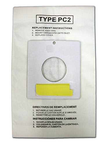 EnviroCare Replacement Vacuum Bags for Sharp Canister Type PC-2 10 Pack