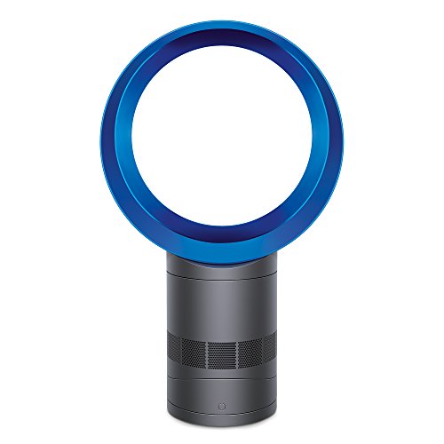 Dyson Air Multiplier AM06 Table Fan, 10 Inches, Iron/Blue – Red