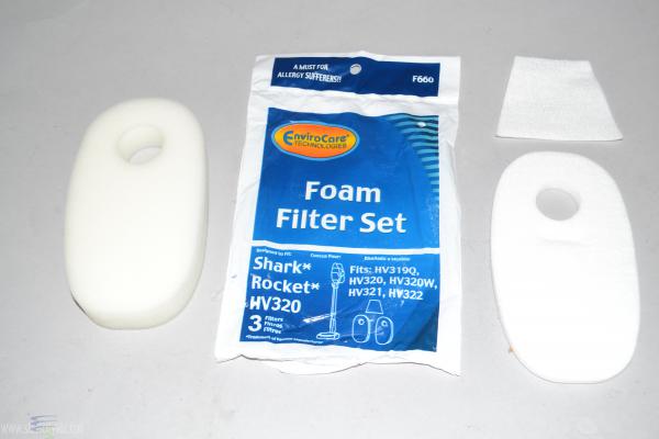 Shark Rocket Foam Filter Set, F660