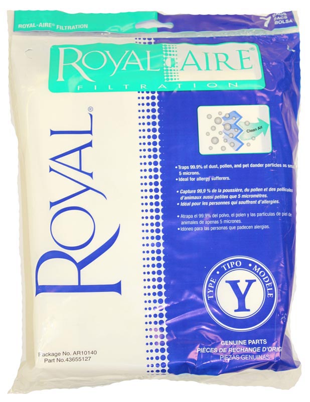 Royal Paper Bags, Type Y UR30085 Aire, CR50005, 7 Pk, Part AR10140