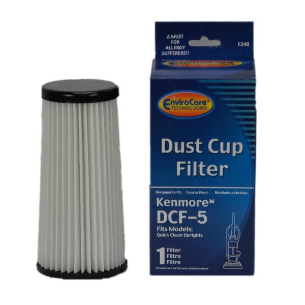 Kenmore Type DCF-5 Bagless Upright, DCF5 Vacuum Filter Part F240