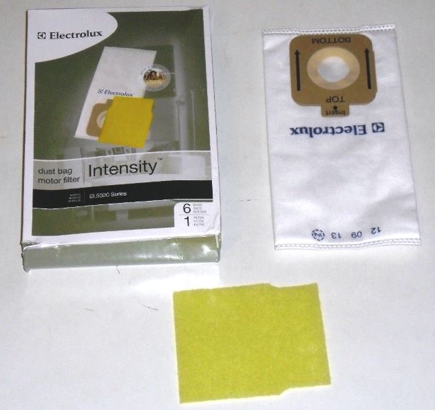 Electrolux Vacuum Bags 6pk +1 PreMotor Filter EL5020 Intensity Part E