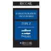 Riccar Canister Vacuum Paper Bags for Pizzazz, Moonlight and Sunburst, 6 Pk Part RZP-6