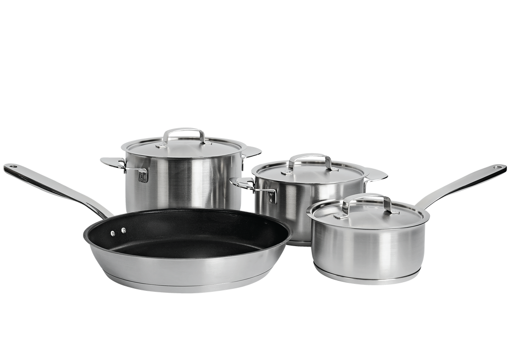 Miele KMTS 5704-2 Fiskars “All Steel” starter pan set (4 pieces) part 11945190