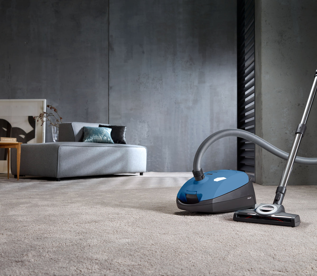 Miele Classic C1 Turbo Team PowerLine, Tech blue SKU 41BAN044USA