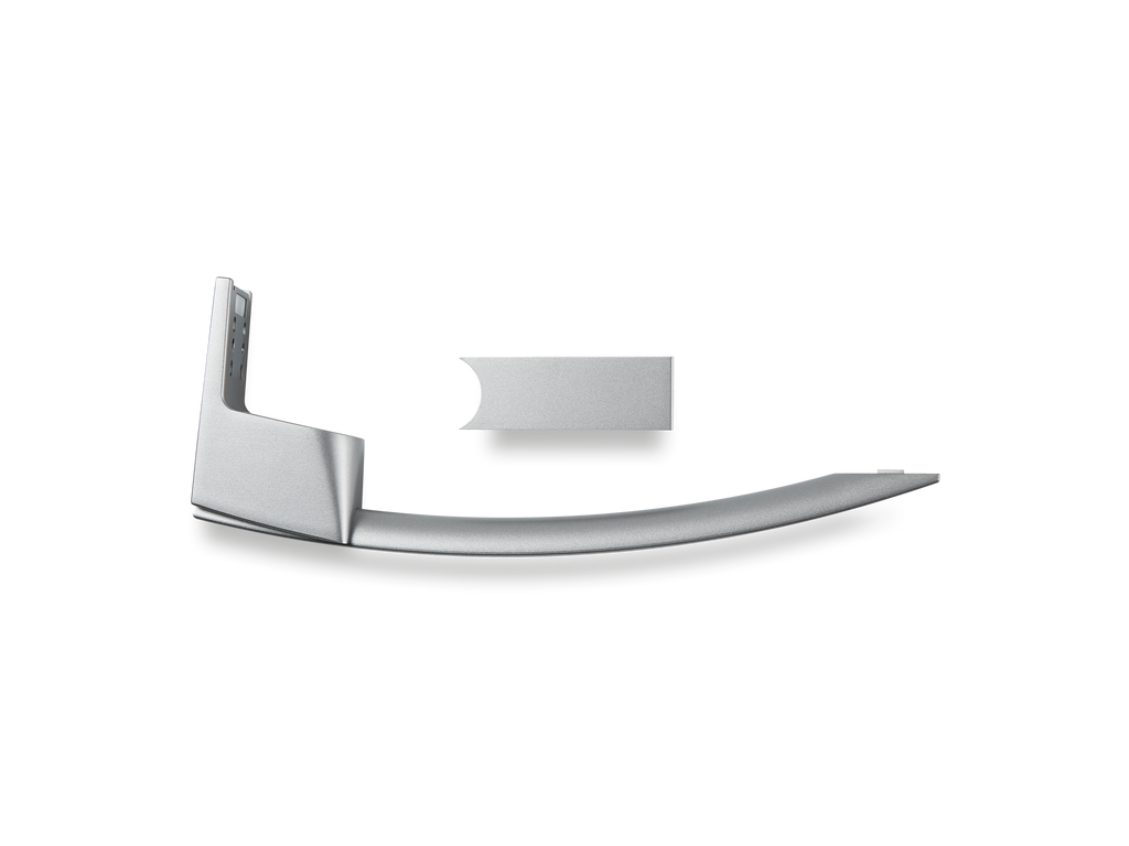 Miele Handle Stainless steel-look Handle part 10851200