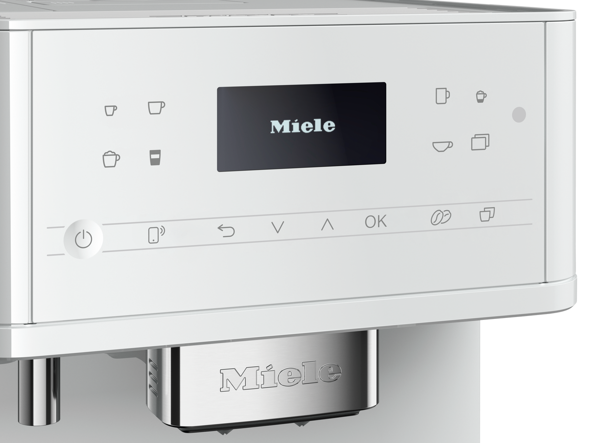 Miele CM 6160 MilkPerfection Lotus White Countertop Coffee Machine - image 6