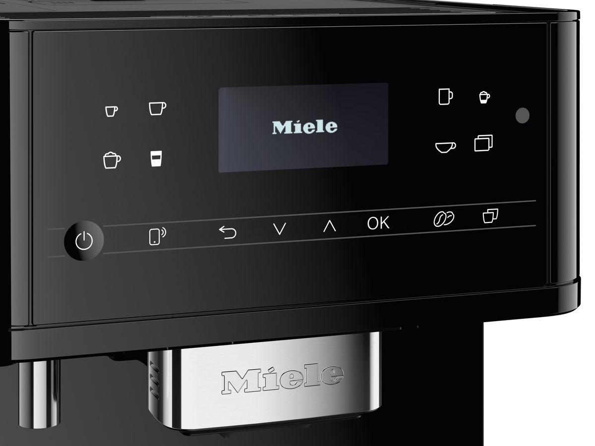 Miele CM 6160 MilkPerfection Obsidian Black Countertop Coffee Machine - image 5