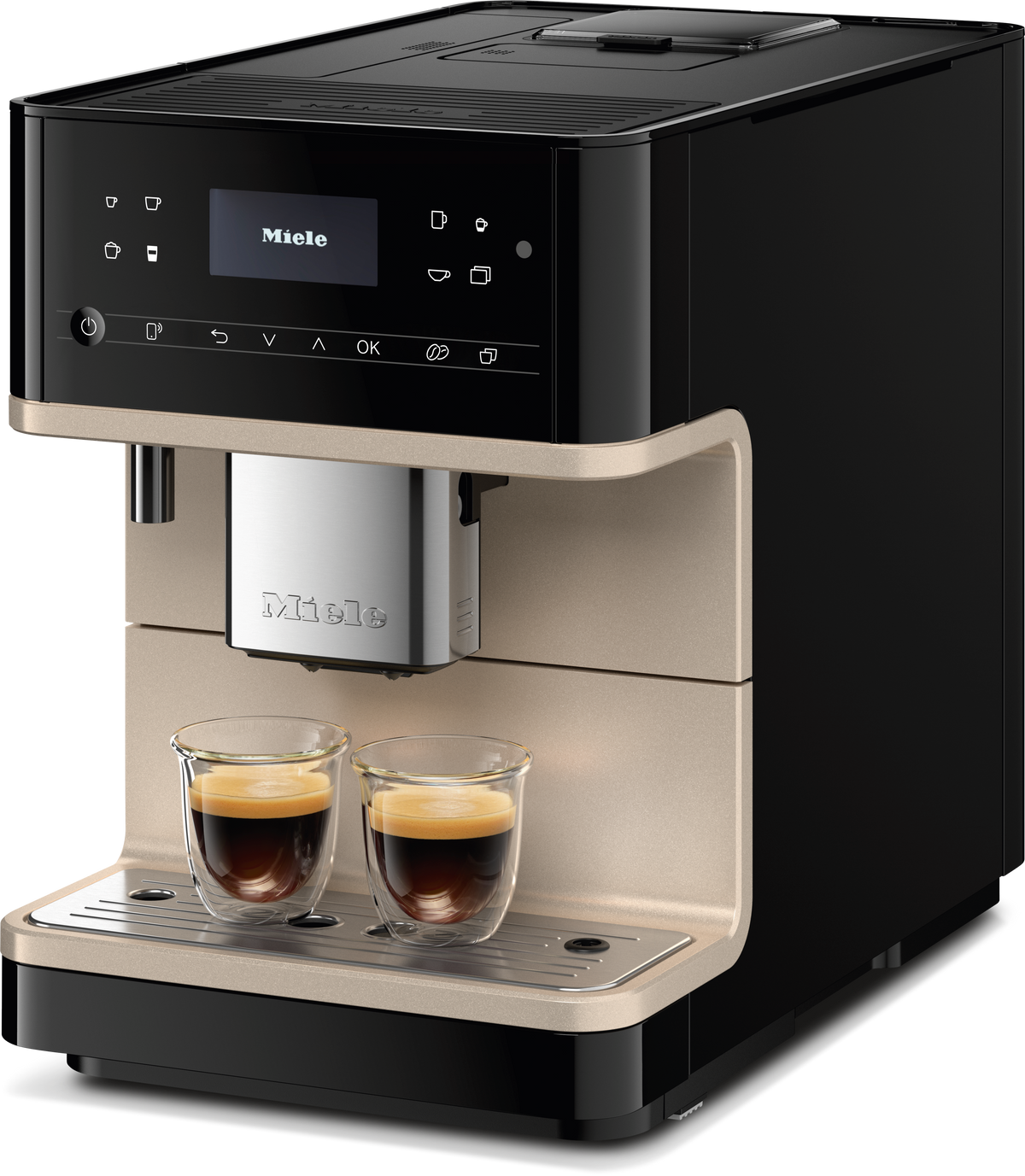 Miele CM 6360 MilkPerfection Obsidian Black CleanSteel Countertop Coffee Machine - image 2