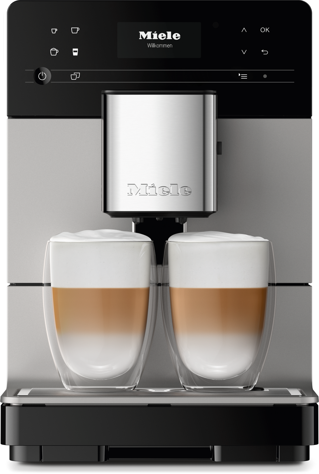 Miele CM 5510 Silence Silver Matte Metallic Countertop Coffee Machine - image 1