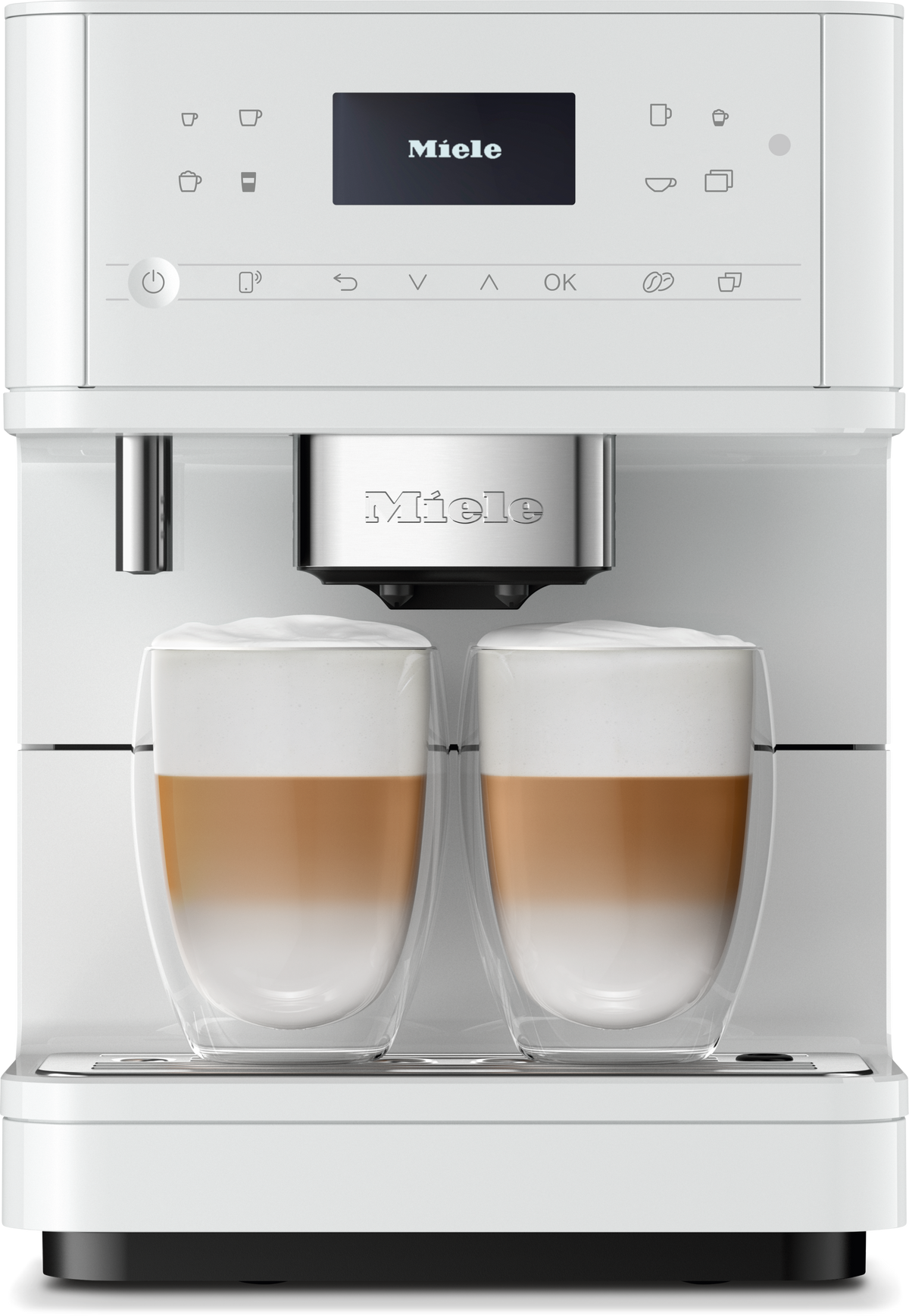 Miele CM 6160 MilkPerfection Lotus White Countertop Coffee Machine - image 1