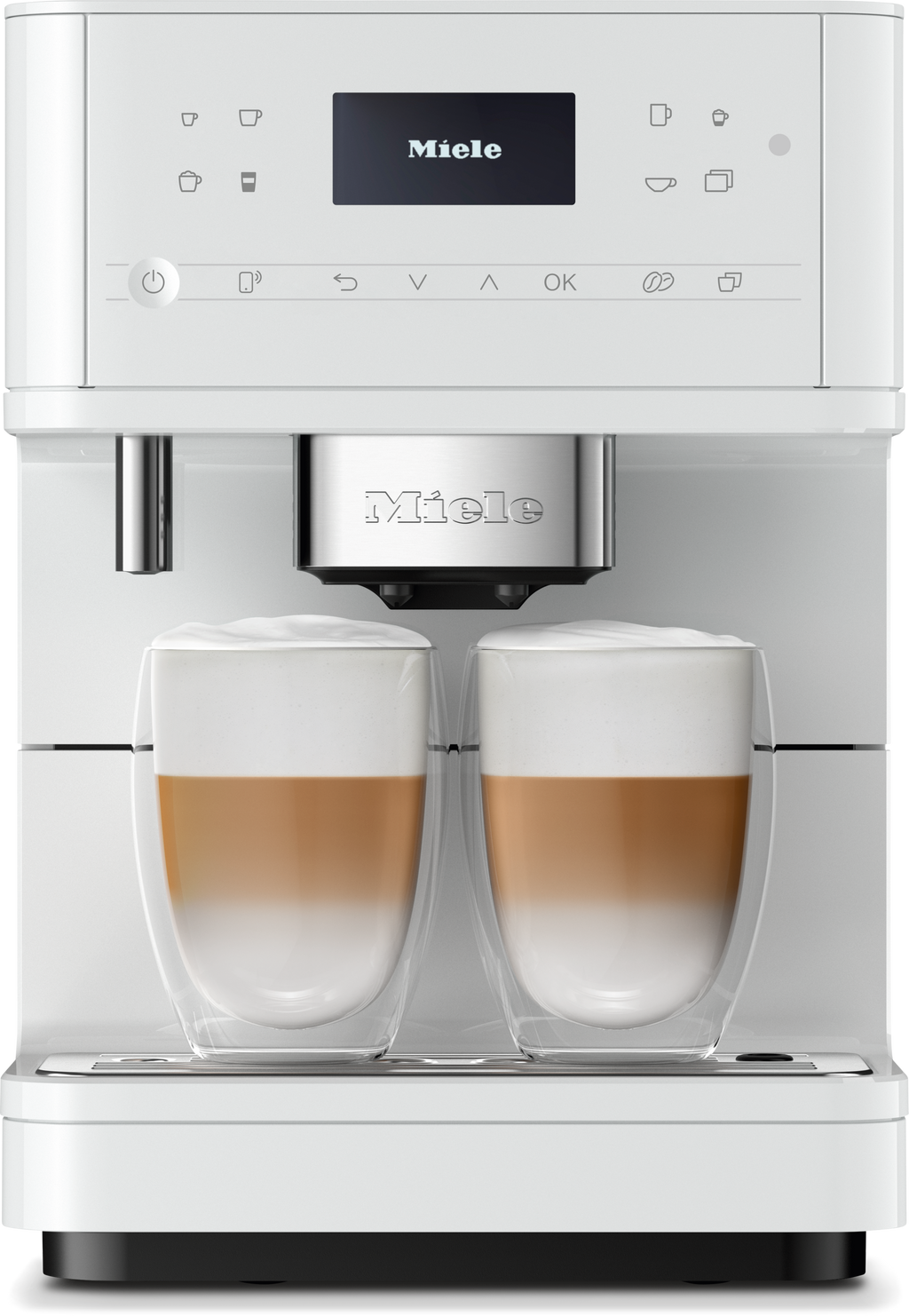 Miele CM 6160 MilkPerfection Lotus White Countertop Coffee Machine - image 1