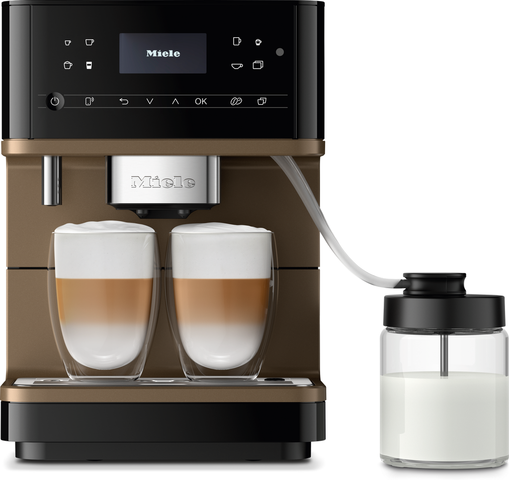 Miele CM 6360 MilkPerfection Obsidian Black Bronze Pearl Countertop Coffee Machine - image 1