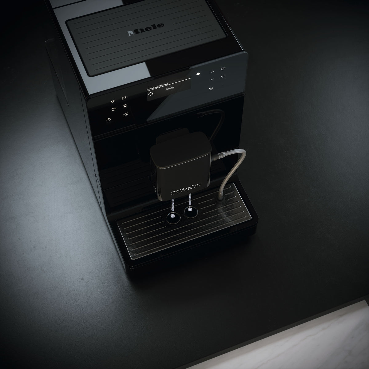 Miele CM 5510 Silence Silver Matte Metallic Countertop Coffee Machine - Miele feature image 3