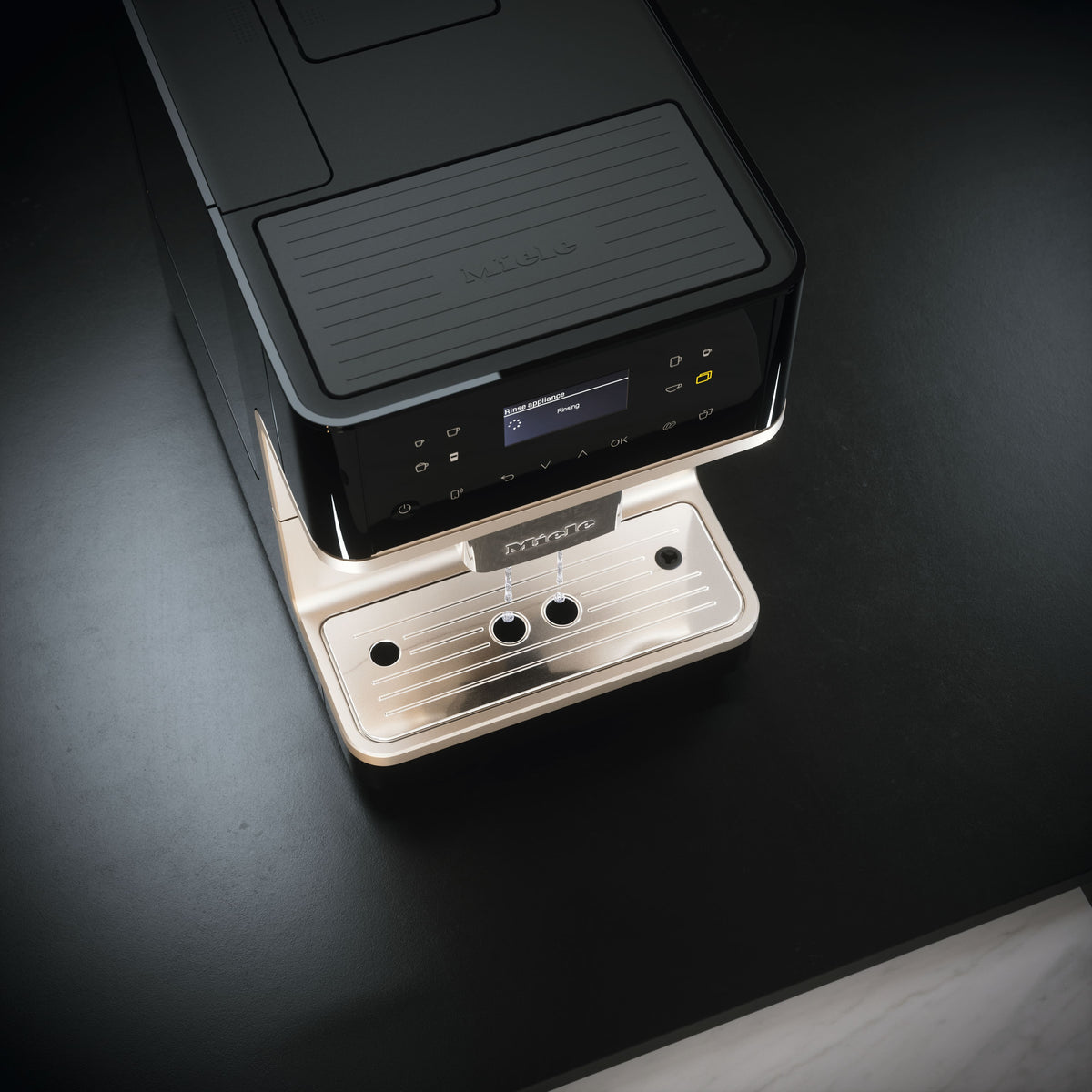 Miele CM 6360 MilkPerfection Obsidian Black Bronze Pearl Countertop Coffee Machine - Miele feature image 3