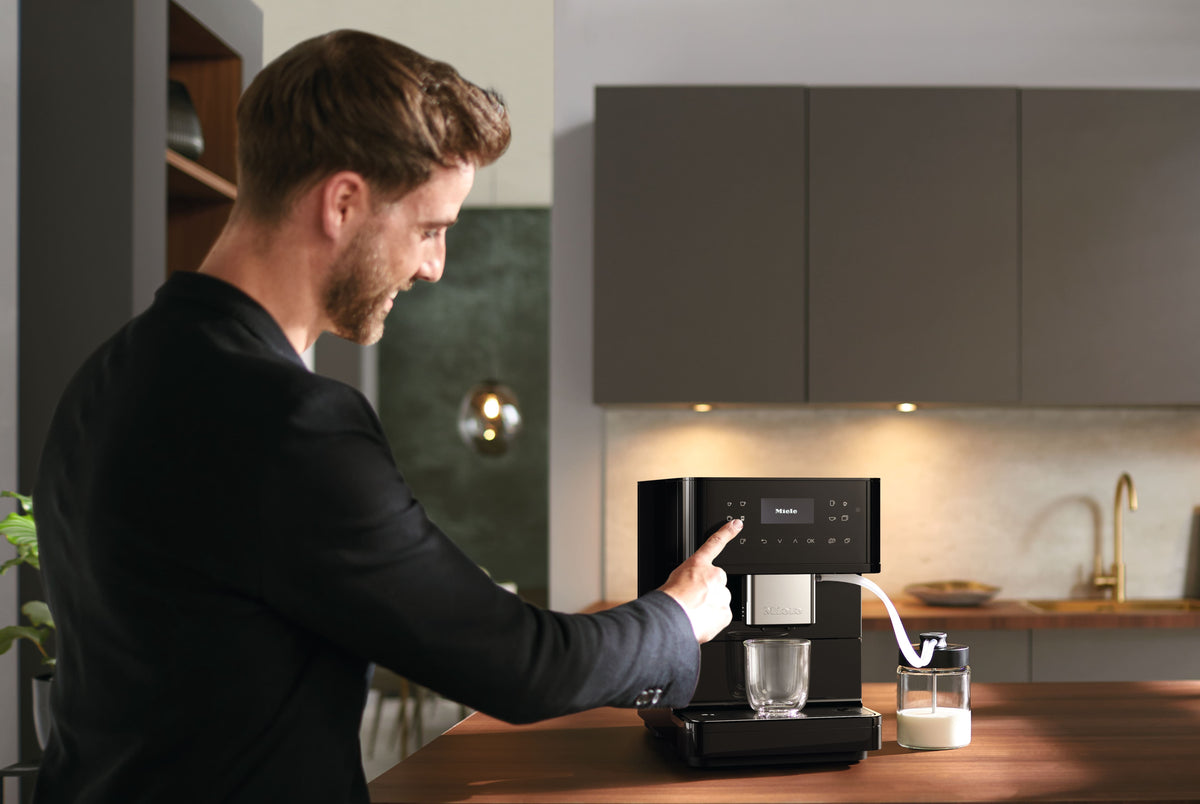 Miele CM 6160 MilkPerfection Obsidian Black Countertop Coffee Machine - image 7