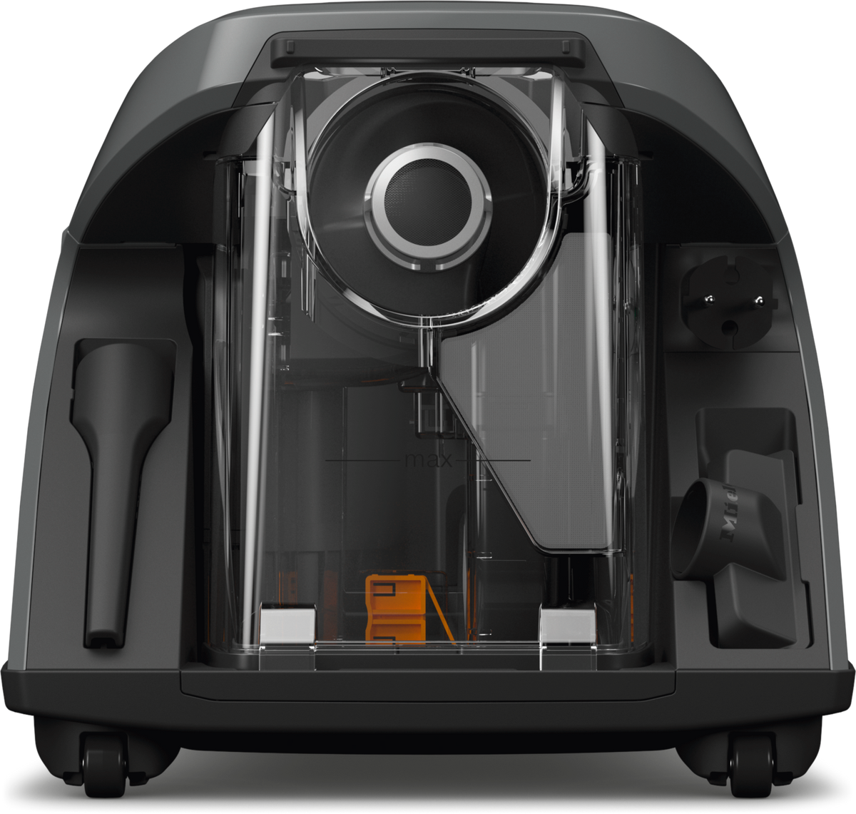 Miele Blizzard CX1 Pure Suction Bagless Canister Vacuum Cleaner, Graphite Grey - SKU 10829430, 41KRE030USA
