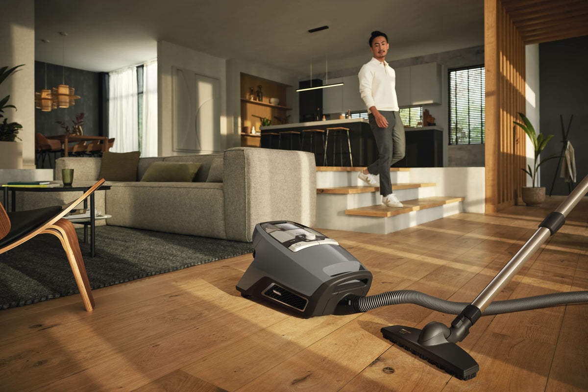 Miele Blizzard CX1 Pure Suction Bagless Canister Vacuum Cleaner, Graphite Grey - SKU 10829430, 41KRE030USA