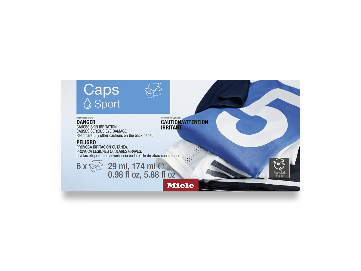 Miele Sport Detergent Capsules 6-Pack WA CSP 0603 L – 12625960