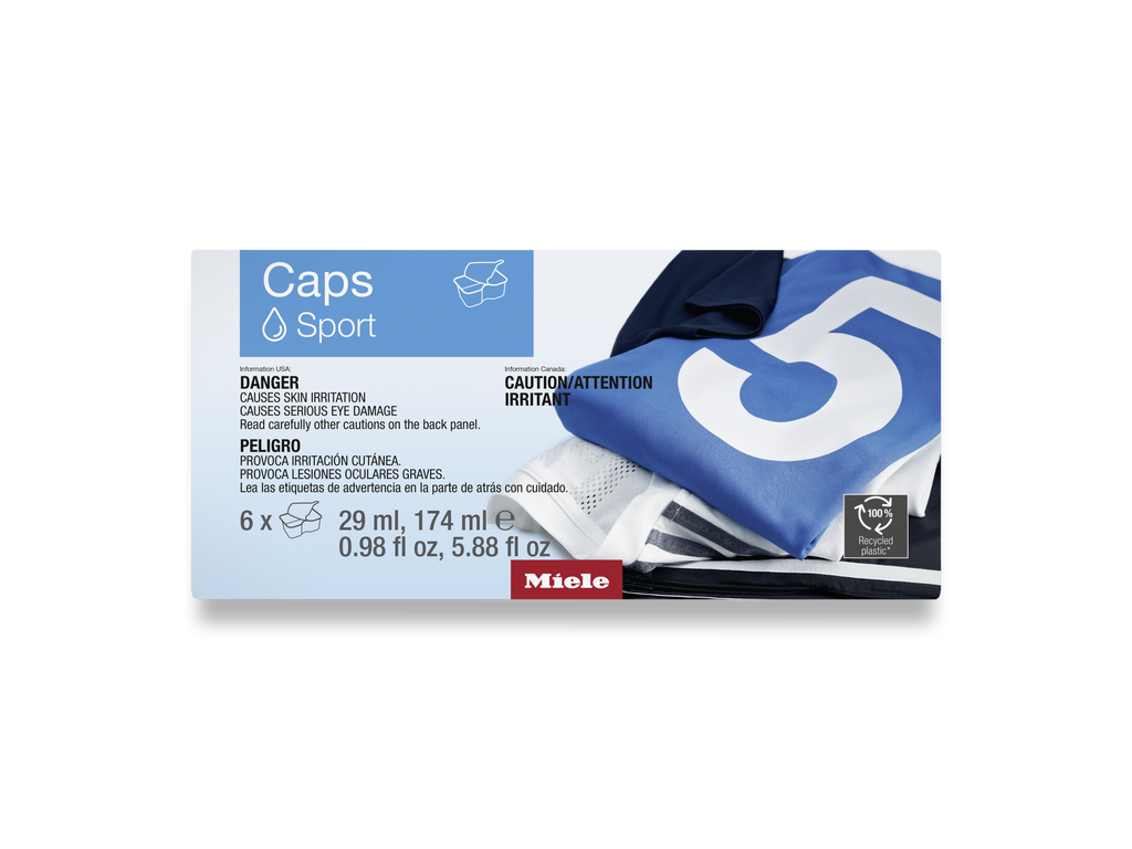Miele Sport Detergent Capsules 6-Pack WA CSP 0603 L – 12625960