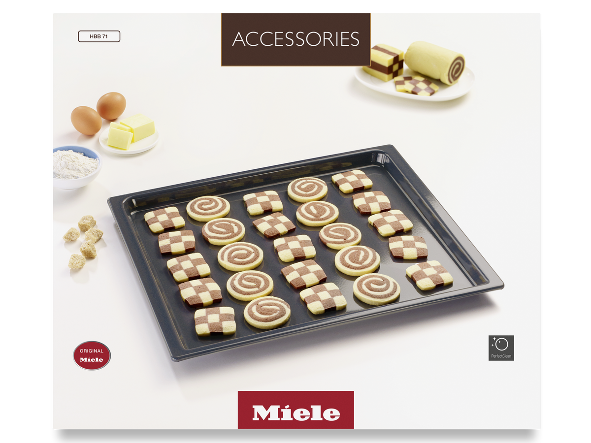 Miele HBB71 Baking tray anthracite; HBB71Baking 9519820