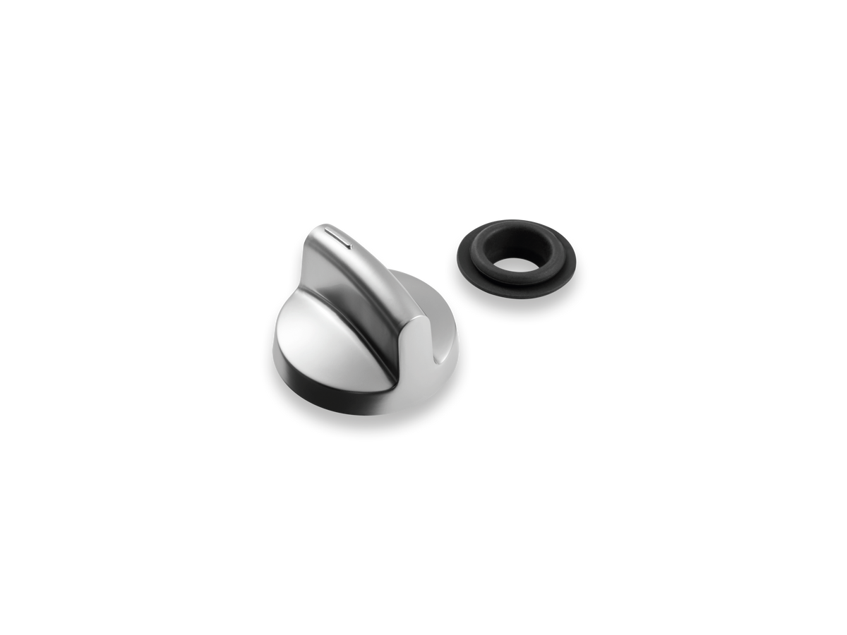 Miele Programme knob Stainless steel-look D38 Switch knob - Part 8339840