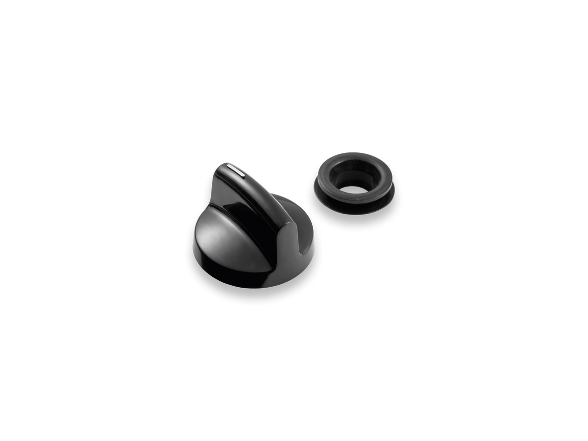 Miele Programme knob black D 38mm KD Switch knob - Part 8339850