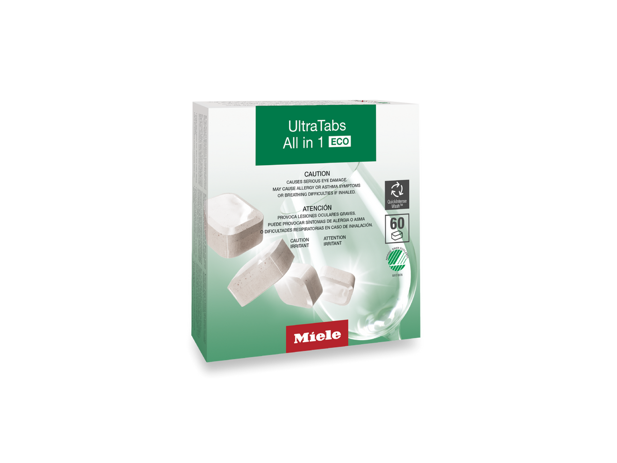 Miele UltraTabs All in 1 ECO Dishwasher Detergent 60 Tablets GS CL 0602 T E – 12190960
