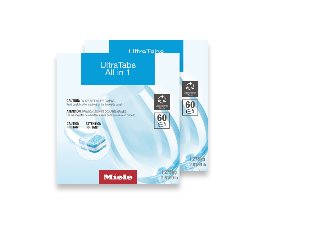 Miele UltraTabs All in 1 Dishwasher Detergent 120 Tablets GS CL 1206 T – 11347040