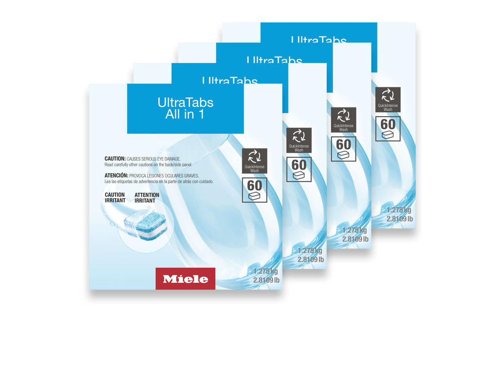 Miele UltraTabs All in 1 Dishwasher Detergent 240 Tablets GS CL 2406 T – 11657590