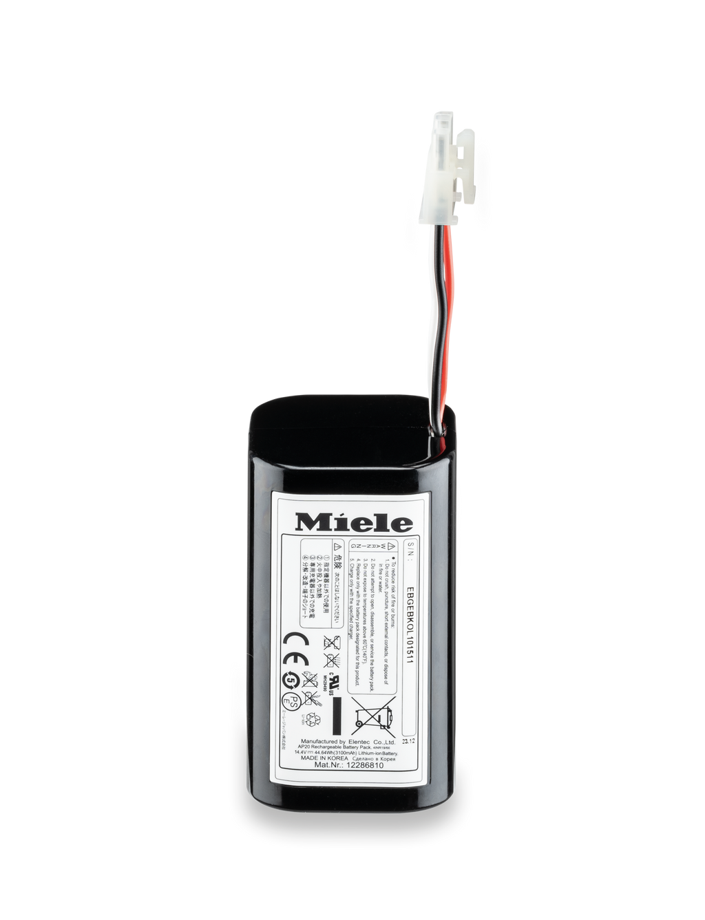 Miele RX2/RX3-LA20 Replacement Lithium-Ion Robot Vacuum Battery 12689280