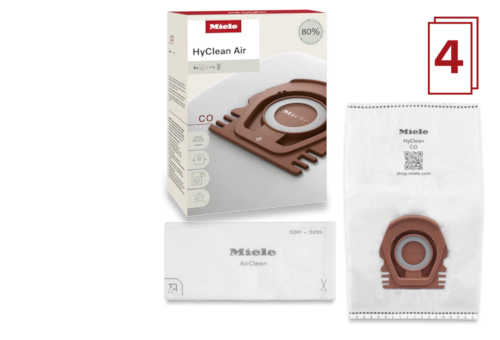 Miele HyClean Air Style CO Vacuum Bags - Guard M1 Models - 4pk - 12774460