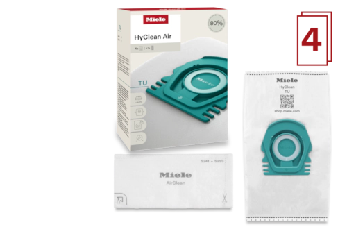 Miele HyClean Air Style TU Vacuum Bags - Guard S1 and L1 Models - 4pk - 12774420