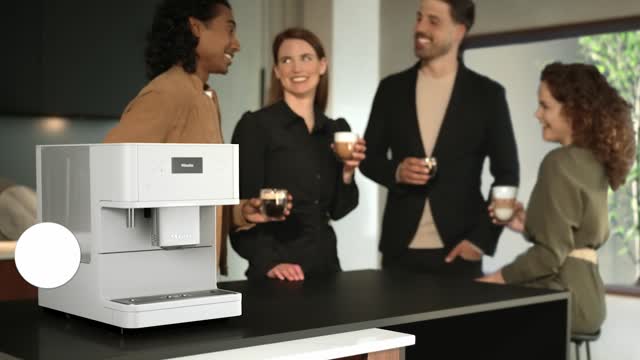 Miele CM 6160 MilkPerfection Lotus White Countertop Coffee Machine - image 5