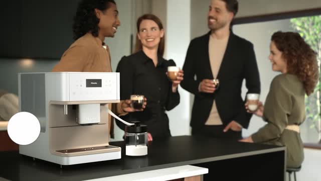 Miele CM 6360 MilkPerfection Lotus White Countertop Coffee Machine - image 4