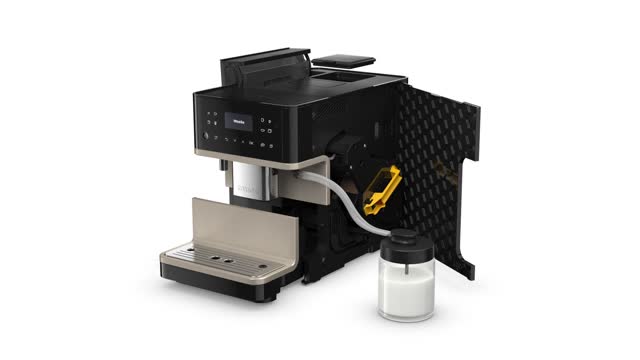Miele CM 6360 MilkPerfection Obsidian Black CleanSteel Countertop Coffee Machine - image 5