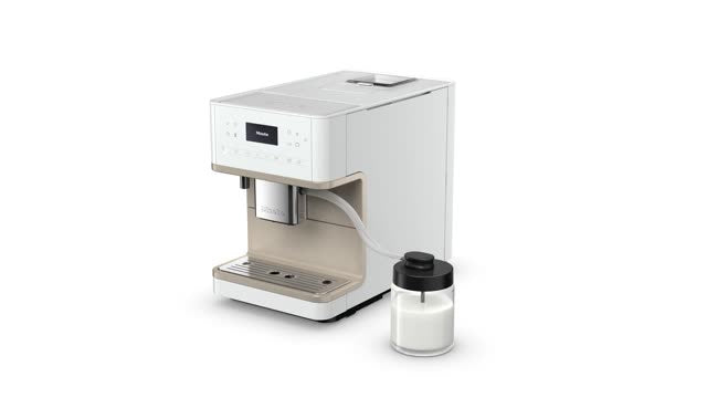 Miele CM 6360 MilkPerfection Lotus White Countertop Coffee Machine - image 5