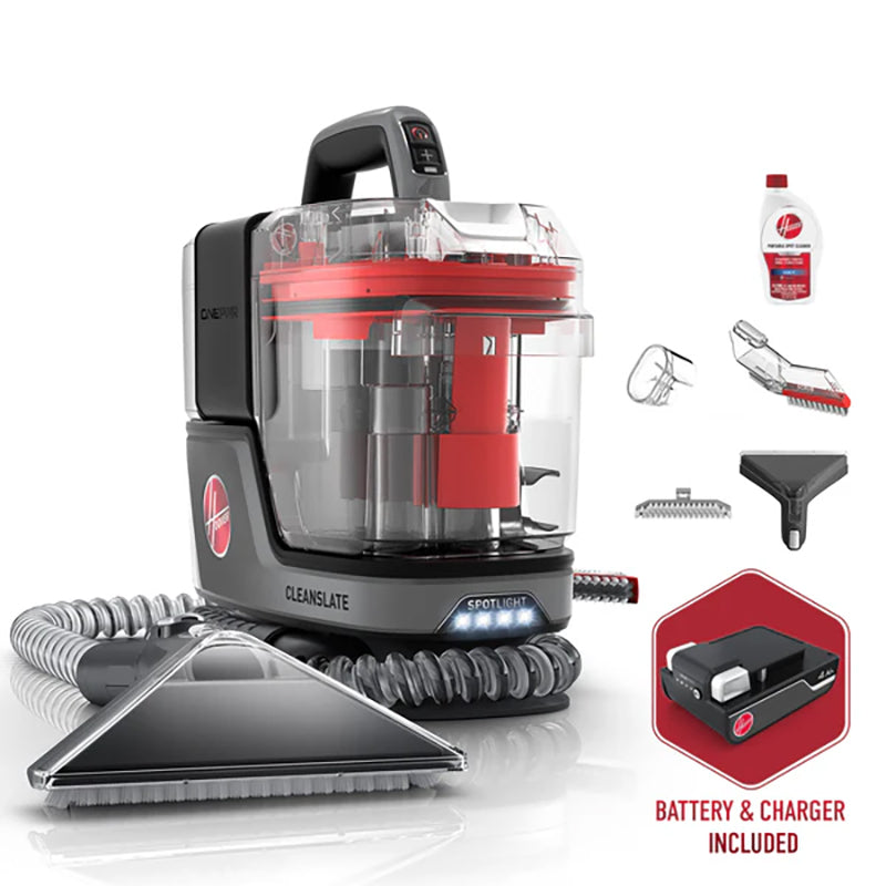 Hoover ONEPWR CleanSlate Cordless Spot Cleaner 4 AH Kit with Spotlight BH14000V