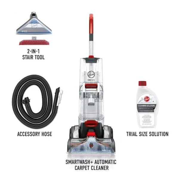 Hoover SmartWash Automatic Upright Carpet Cleaner Machine, for Carpet & Upholstery, FH52023V