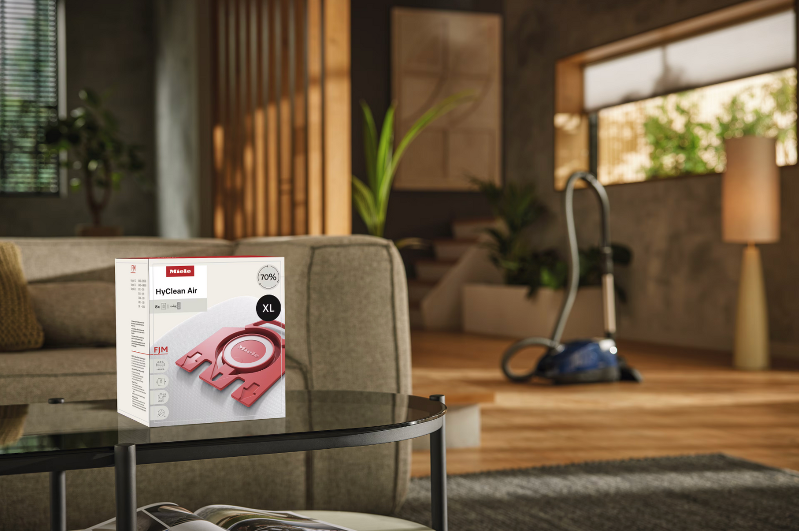 Miele FJM XL HyClean Air 8 vacuum bags, SKU 12901920