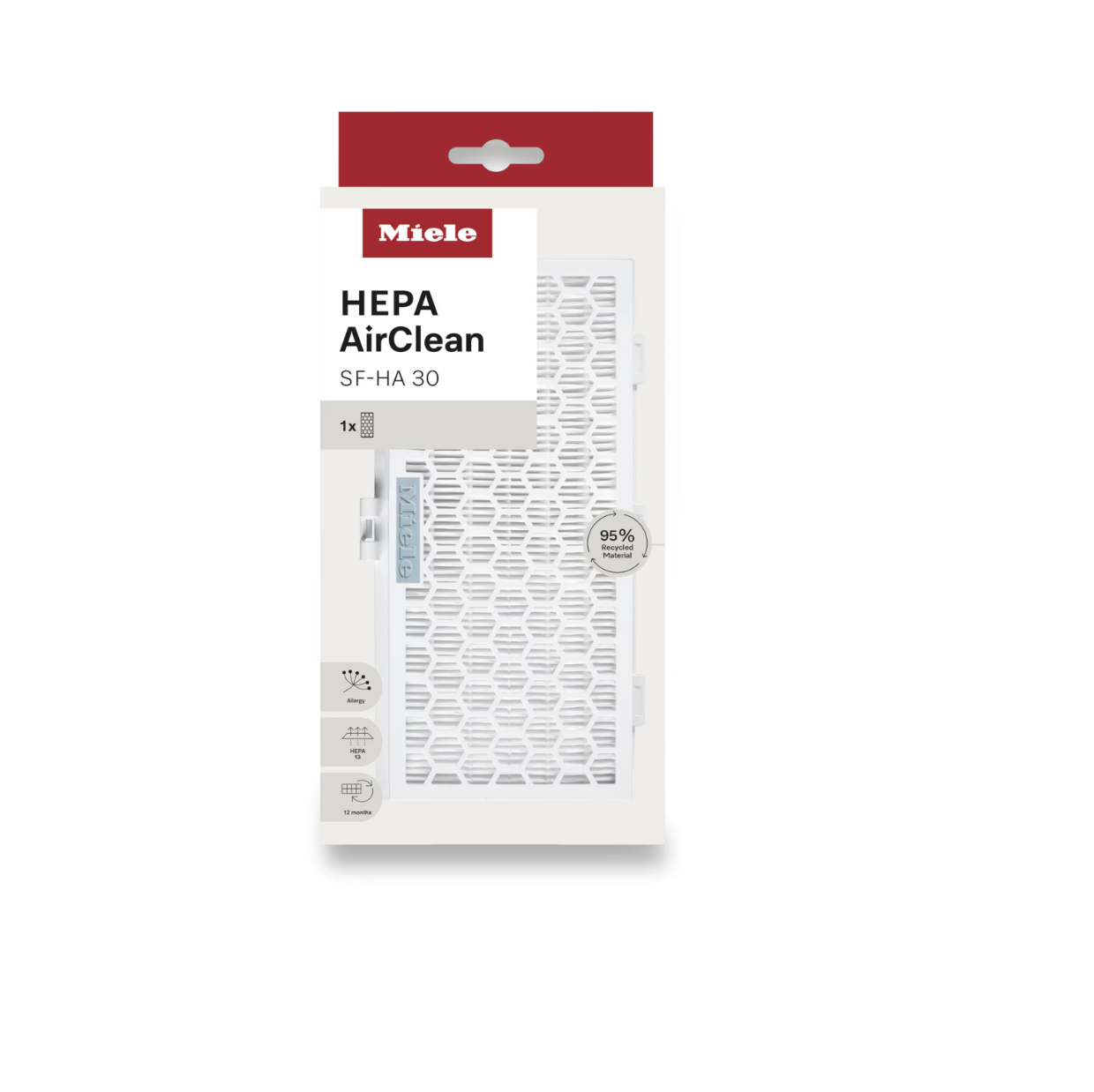 Miele HEPA AirClean 30, SF-HA 30/ SF-HA 30-1 - for S2000, C1 canisters, S7000 uprights Part 09616270, 12785370
