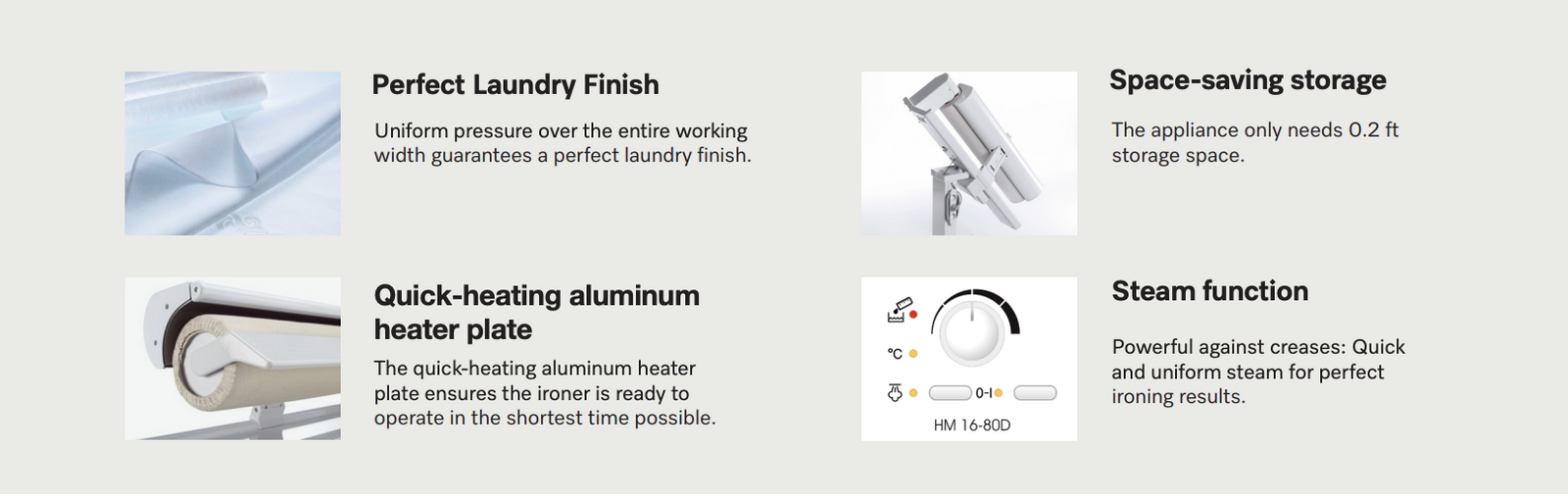 Miele HM 16-80D [EL] Rotary Iron - 240v, SKU 10238590