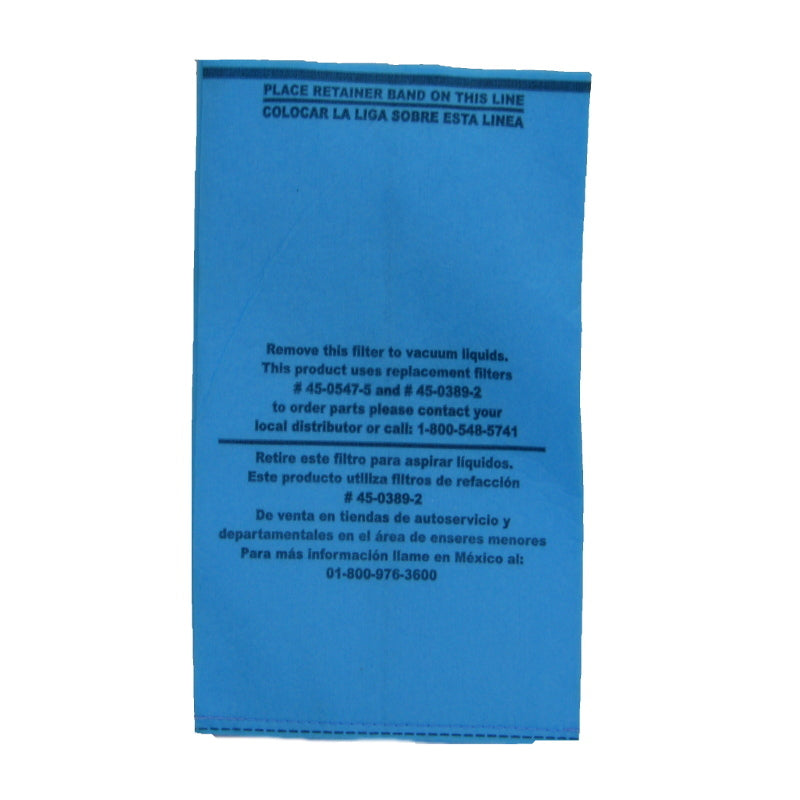Koblenz Filter, PV3000/WD330 Wet/Dry 3 Gallon Paper Filter For Powervac Vac Part 08-1851-8