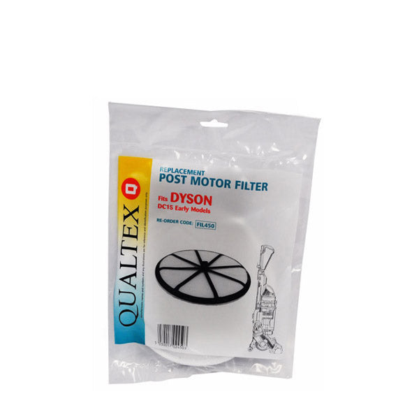 Qualtex Dyson DC15 Post Motor Filter FIL450 Part 10-2328-09