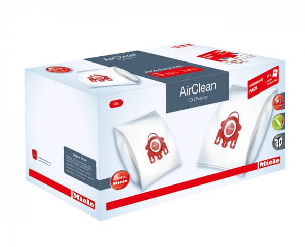 Miele Performance Pack - AirClean 3D Efficiency FilterBags Type FJM + HA50 Hepa Filter Part 10512520