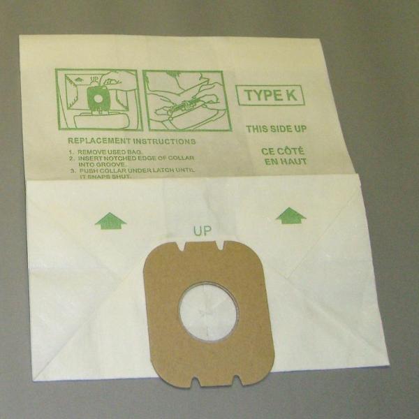 Bolsas para aspiradora Hoover tipo K, paquete de 3, pieza 110SW