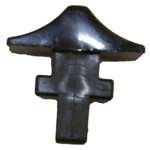 Kirby Button Handle Lock, Black, Heritage 2/Legend, Part 136684S
